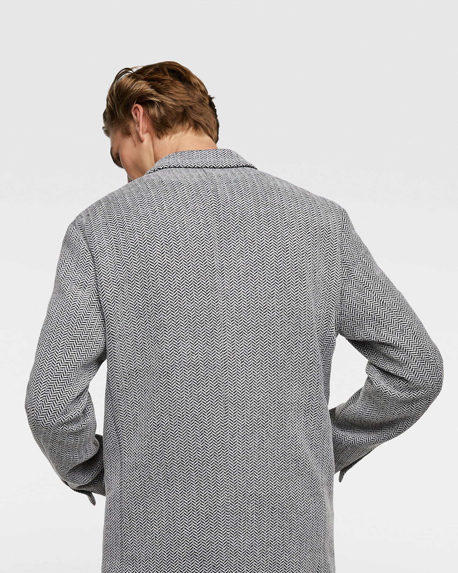 Sleeve Button Cowl Neck