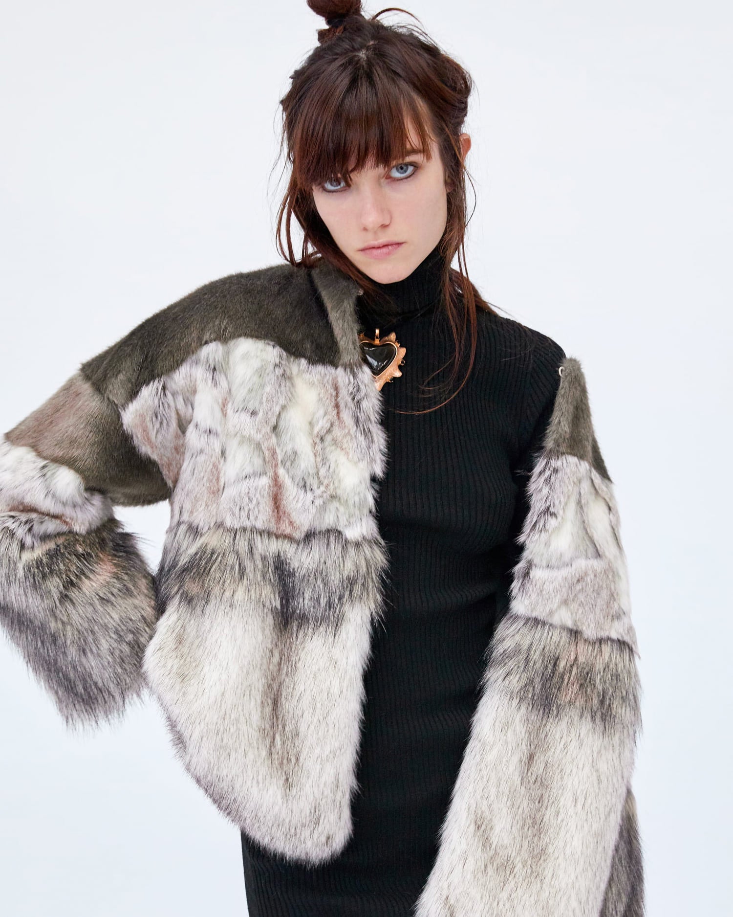 Turtleneck knitted sweater