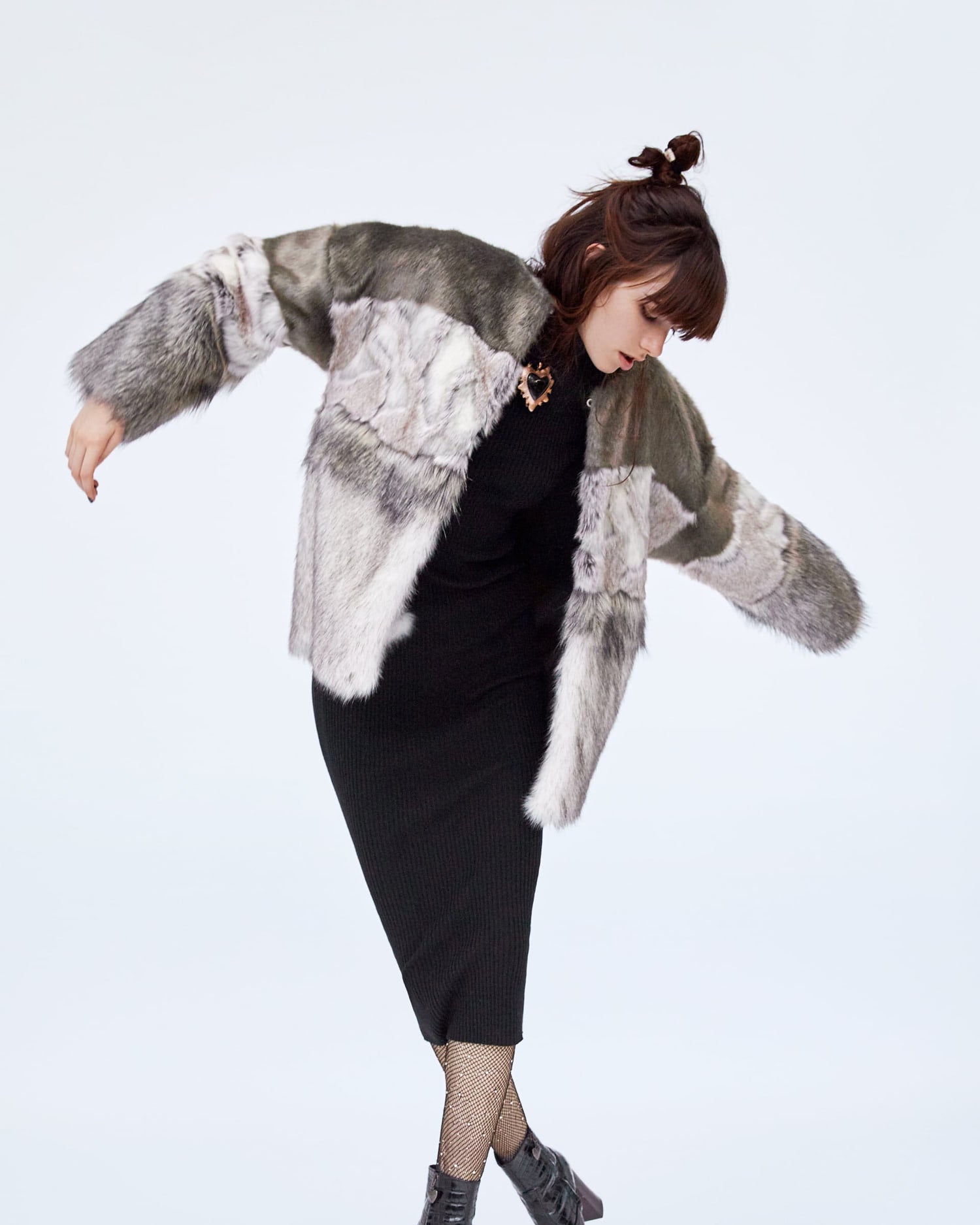 Turtleneck knitted sweater